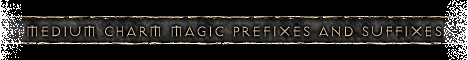 Medium Charm Magic Prefixes and Suffixes