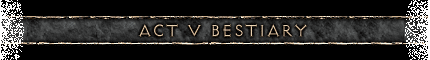 Act V Bestiary
